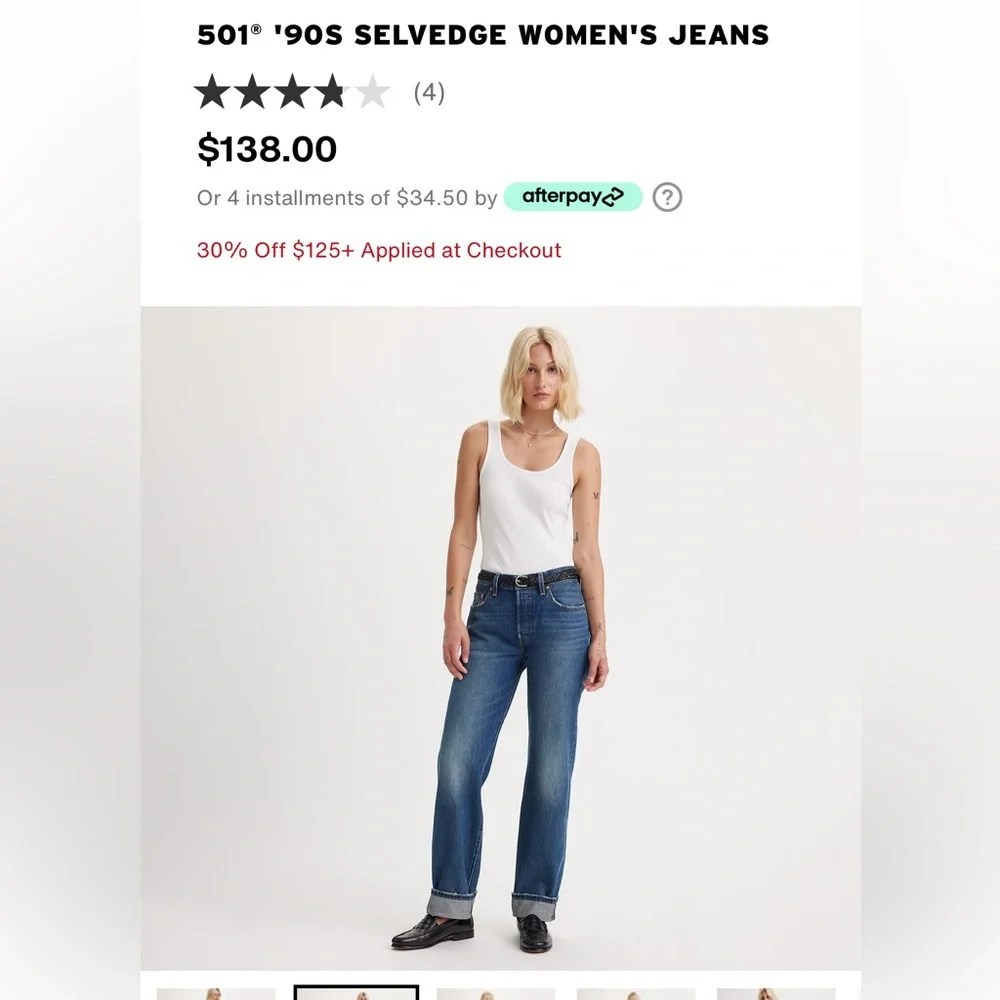 Levi’s Vintage 501 Button Fly Jeans - Picture 8 of 8